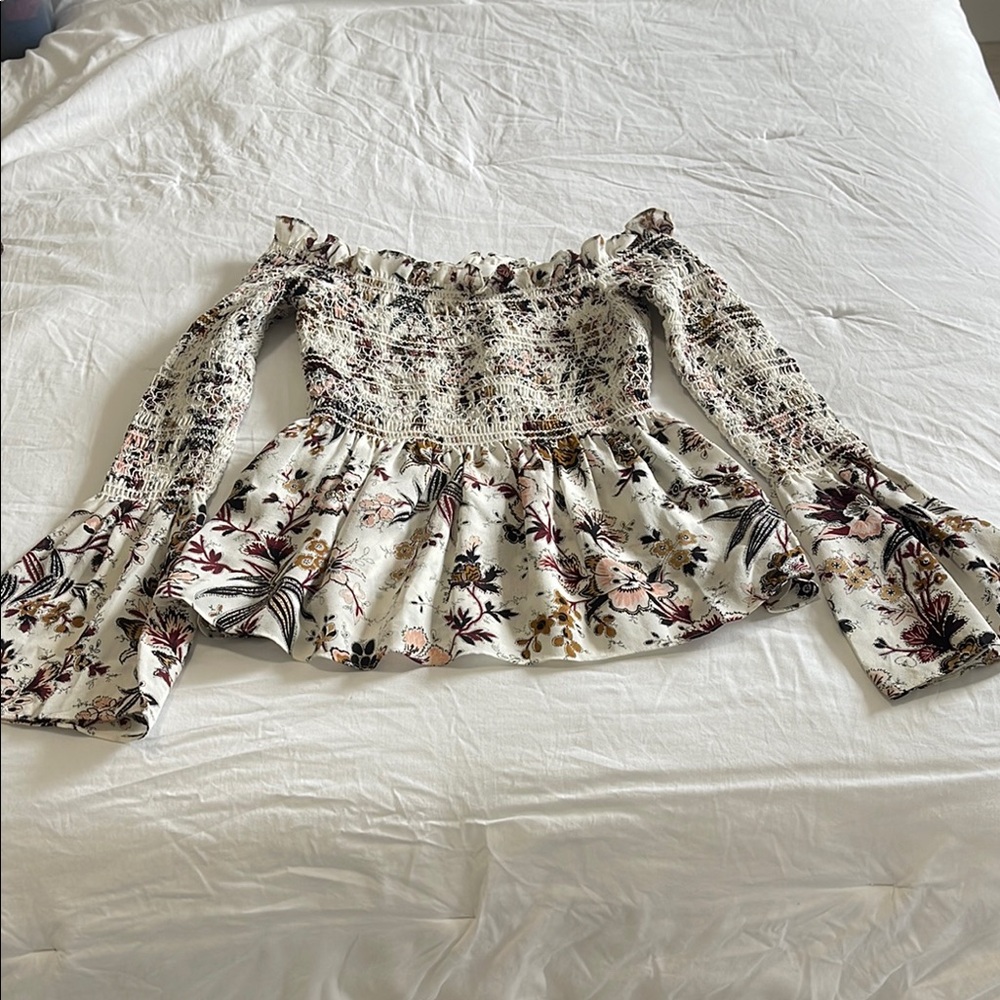 A.L.C Floral Off-Shoulder Women's Top